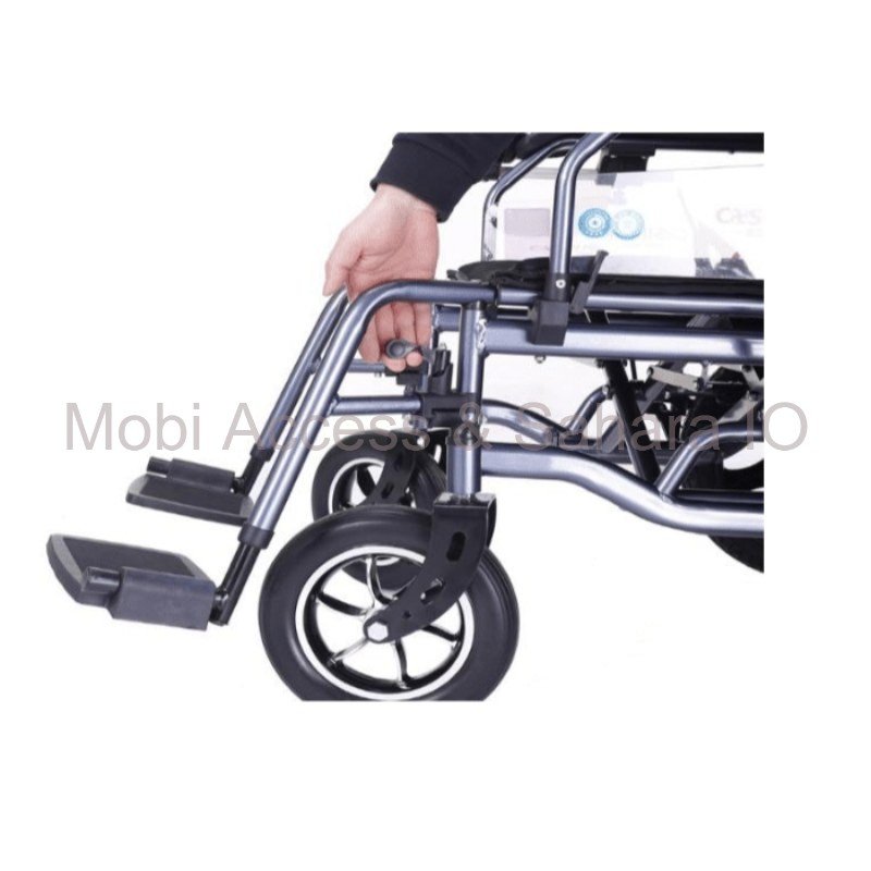Heavy Duty Foldable Wheelchair With EM And Brake Suspension System By Mobi Access - Image 2