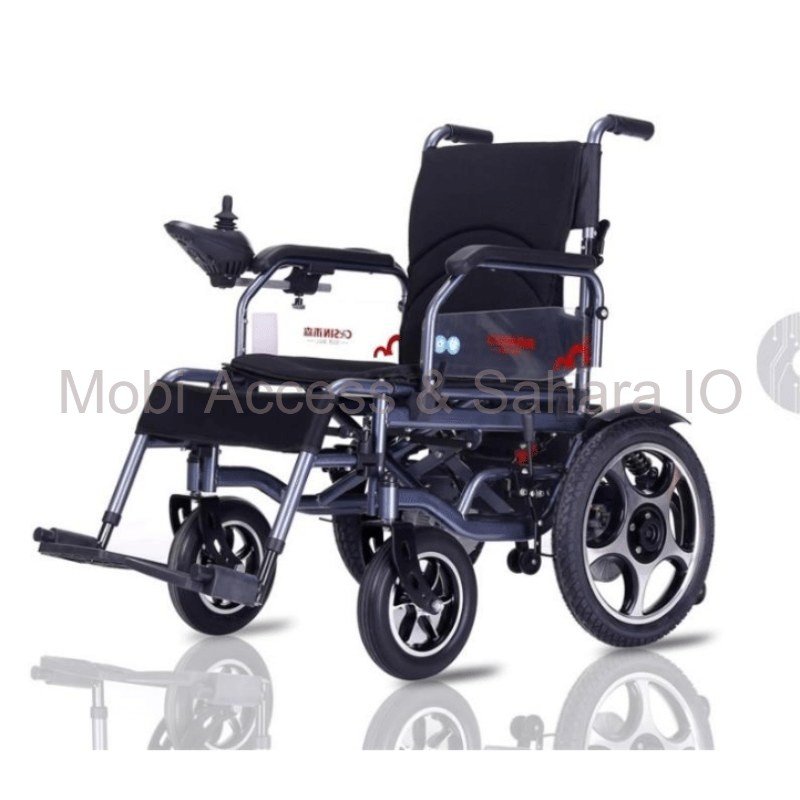 Heavy Duty Foldable Wheelchair With EM And Brake Suspension System By  Mobi Access