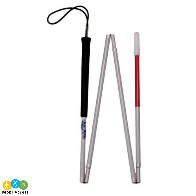 OpSwiss Aluminum Walking Stick for the Blind By Mobi Access