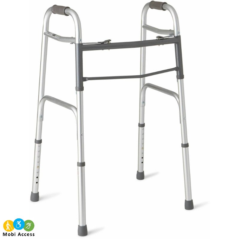 Walker Adult Without Wheel Double Button By Mobi Access